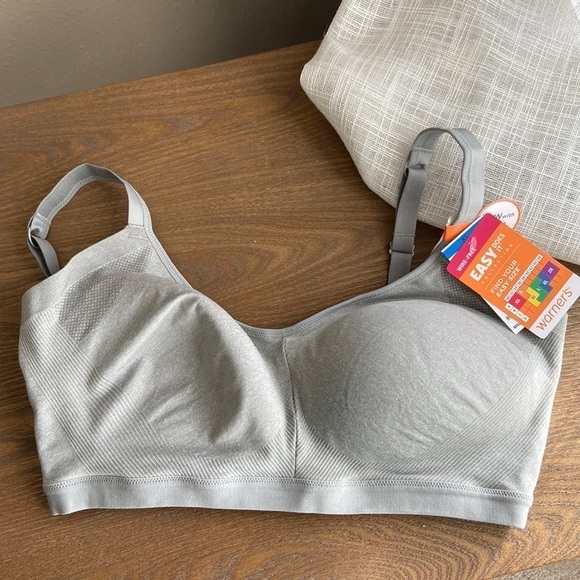 Warner’s xl wire free grey bra - Picture 1 of 5